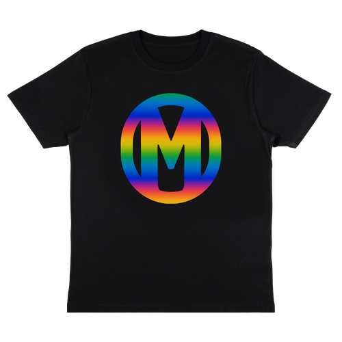 MO Foil Rainbow Logo Black Tee