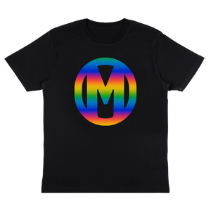 MO Foil Rainbow Logo Black Tee